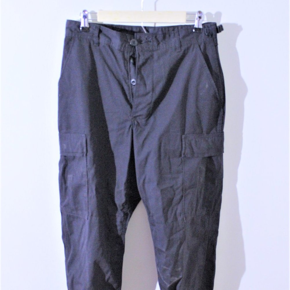 Camouflage Black Army Trousers